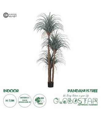 GloboStar® Artificial Garden PANDANUS TREE 20050 Τεχνητό Διακοσμητικό Φυτό Πάνδανος Υ210cm
